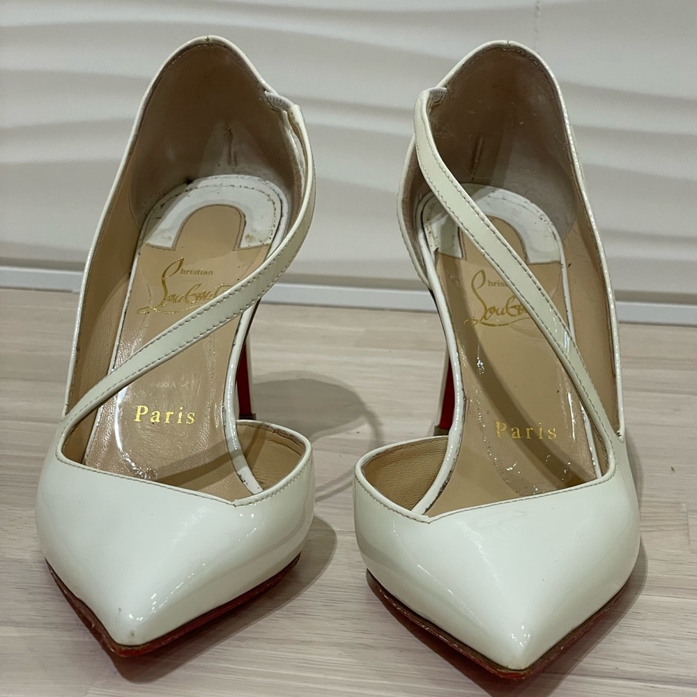 Christian Louboutin - white pumps - size 37 used once - Picture 7 of 13